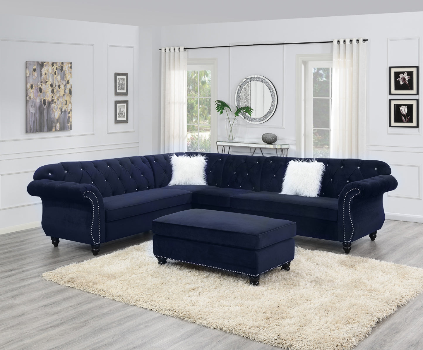 Zedany 4-Pcs Sectional BK643