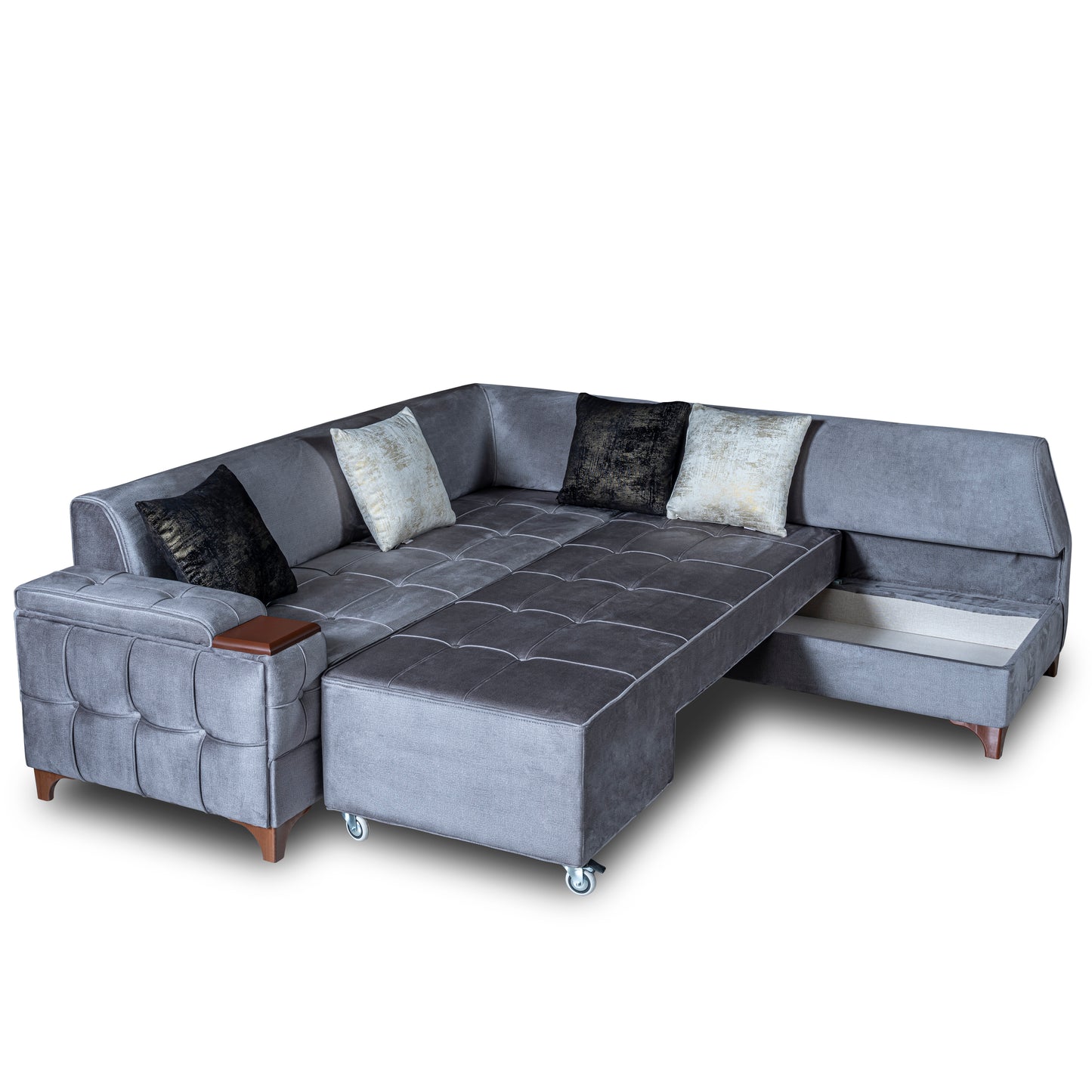 Kanepe Sectional with Swivel Chaise KPL0001