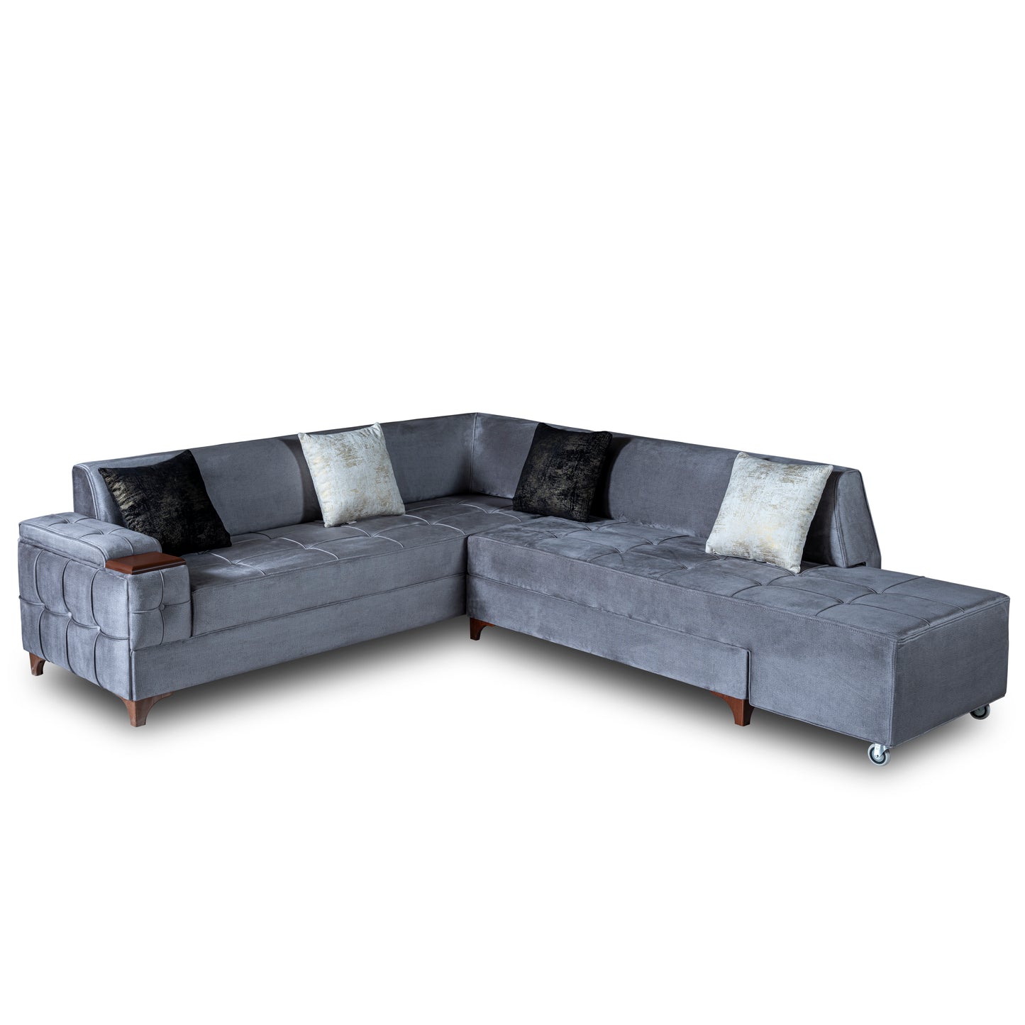 Kanepe Sectional with Swivel Chaise KPL0001