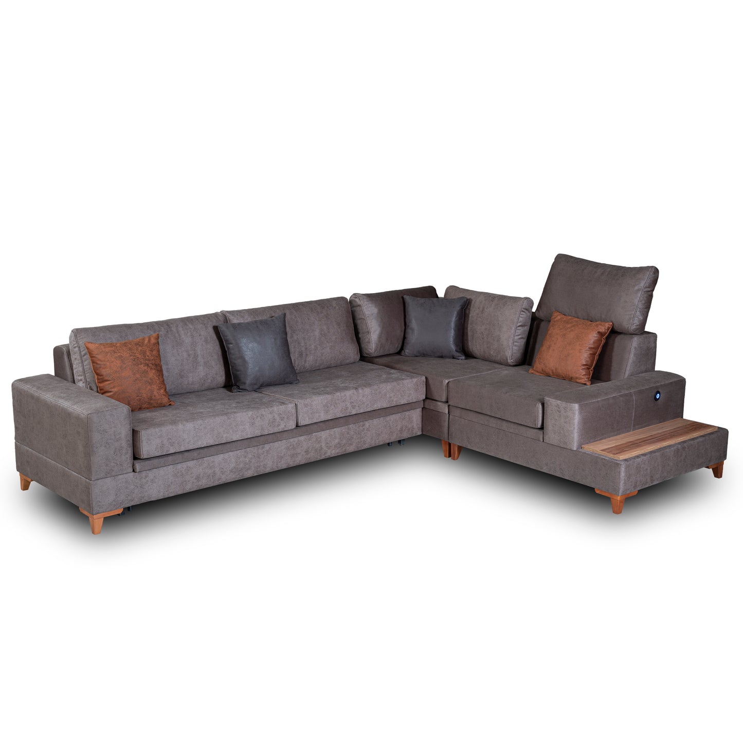 Kanepe Sectional Sofa with Pull-Over Bed KPL0003