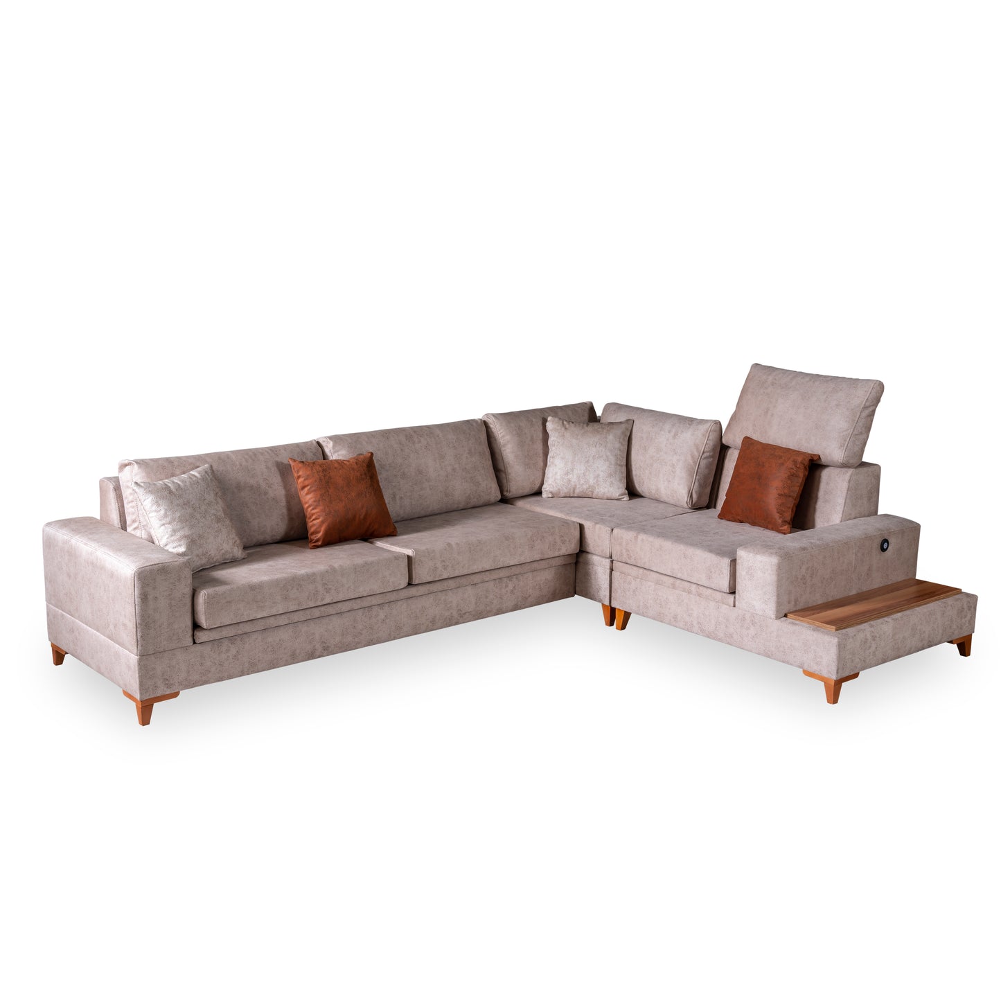 Kanepe Sectional Sofa with Pull-Over Bed KPL0004